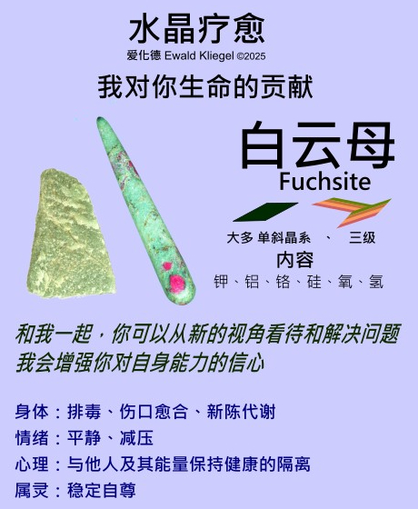 绿泥石 fuchsite