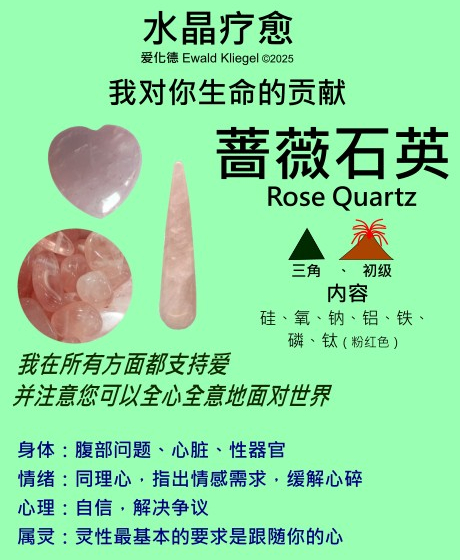 蔷薇石英-rose quartz